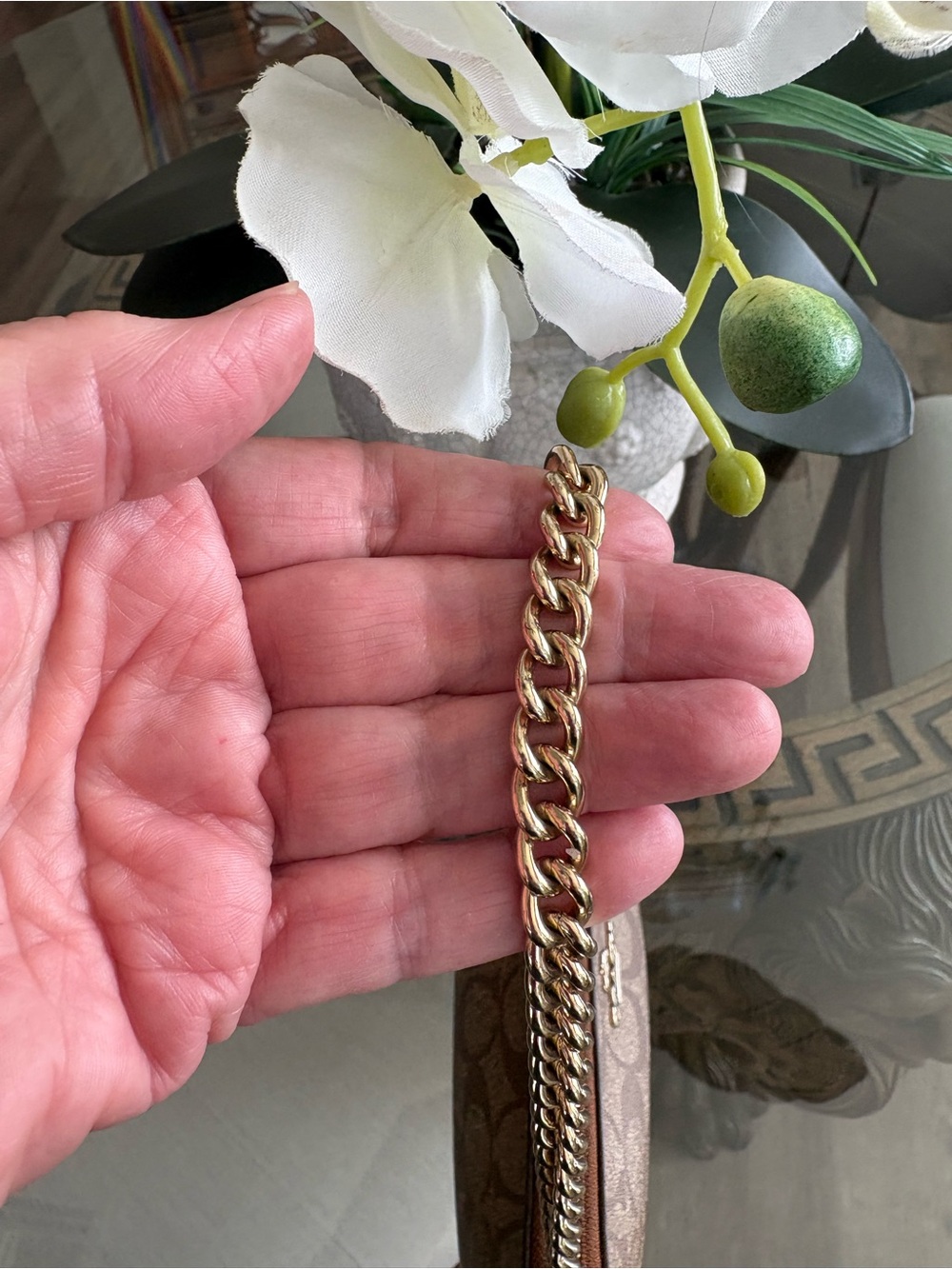 🤎🤎COACH NOLITA 19 SIGNATURE LOGO SMALL WRISTLET/CHAIN BAG!🤎🤎F64324 - Picture 4 of 9